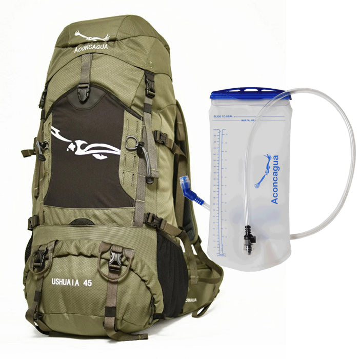 Ushuaia Ushuaia 45L Mountaineering Backpack Trekking Hiking Mountaineering Backpack Mountaineering Backpack Aconcagua