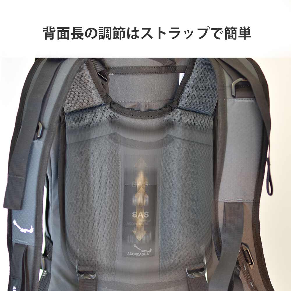 大型ザック 65L と小さいリュックサックのセット 登山用 旅行用 避難準備