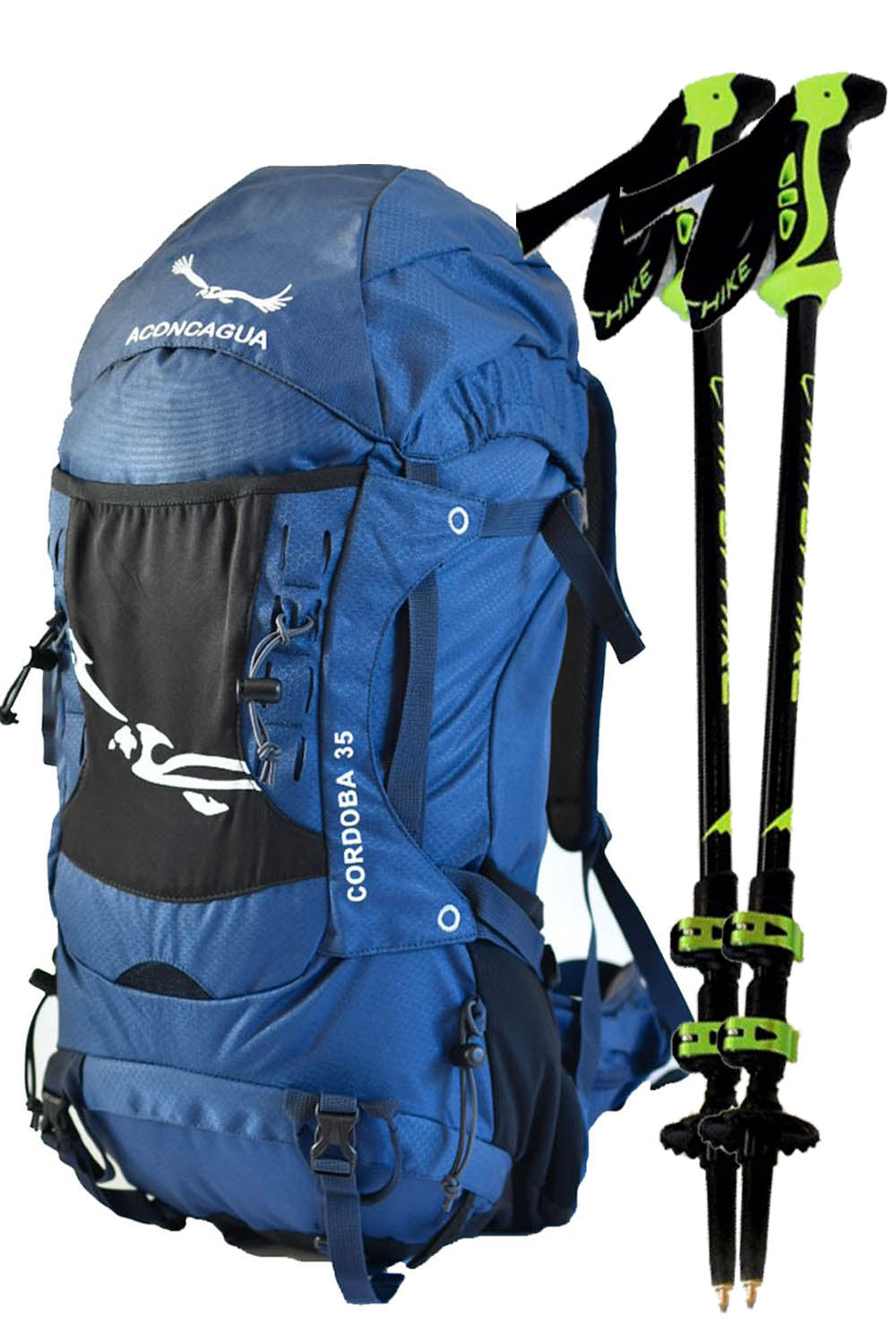 【セット】コルドバ 35Lとトレッキングポールのセット 富士登山 山登り Aconcagua Cordoba set
