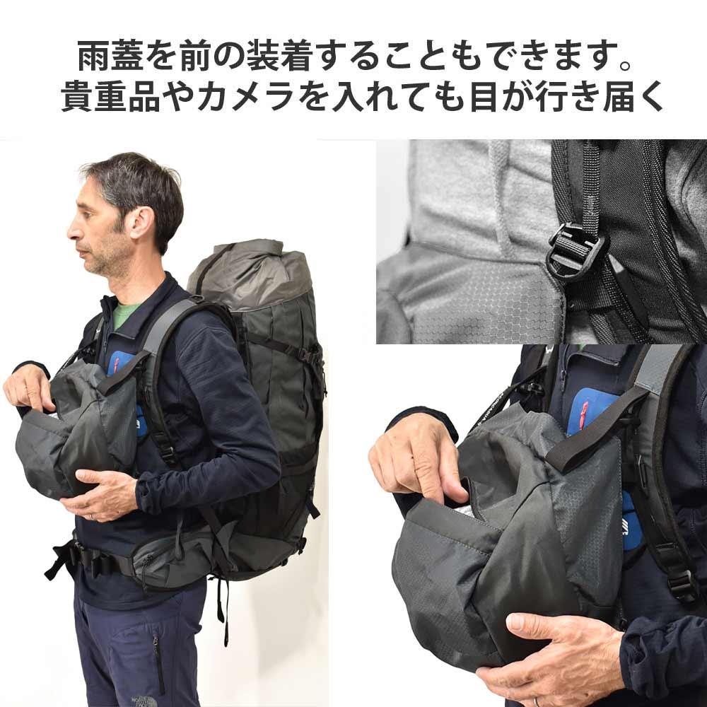 65L 登山リュック&ハイキングポール2本セット 男女兼用 大容量 簡単パッキング ロールトップ 登山リュック 登山バックパック アコンカグア
