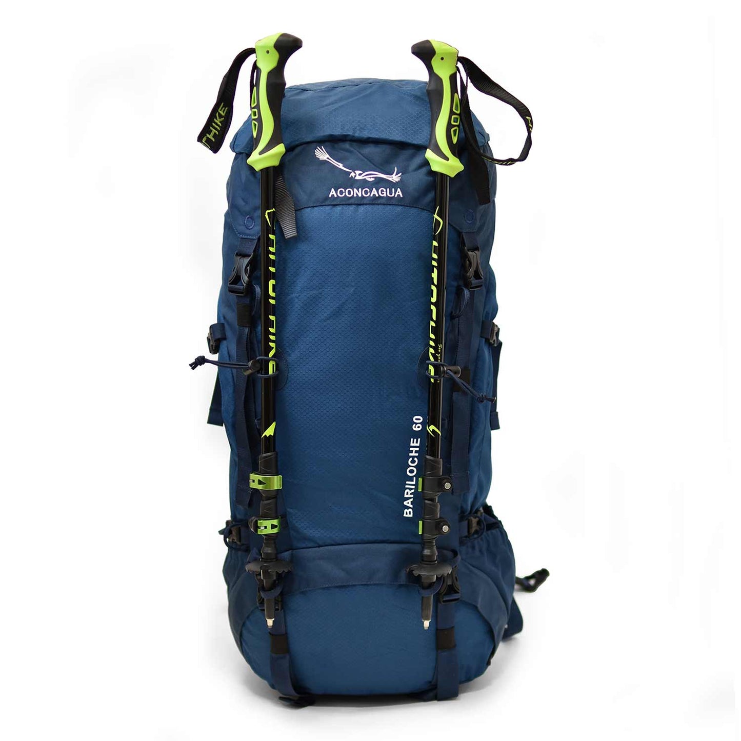 【 セット 】60L 登山リュックサック & ハイキングポールセット 登山リュック 登山バックパック アコンカグア