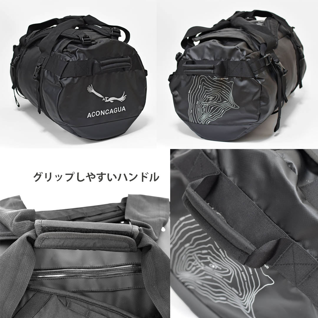 Set of large backpack (65L) and small backpack for mountain climbing, travel, and evacuation preparation