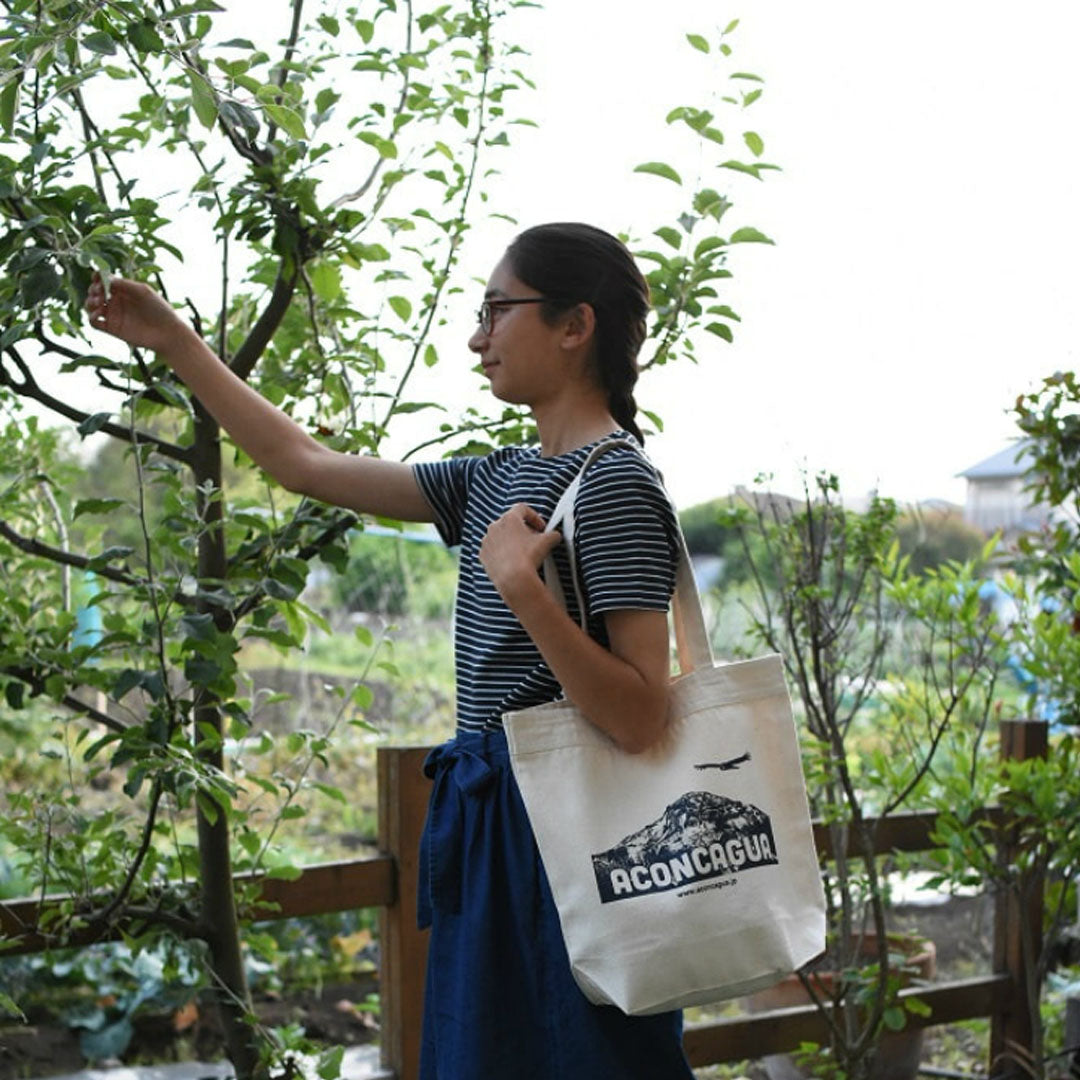 Heavyweight canvas tote bag M size (10L), L size (19L)