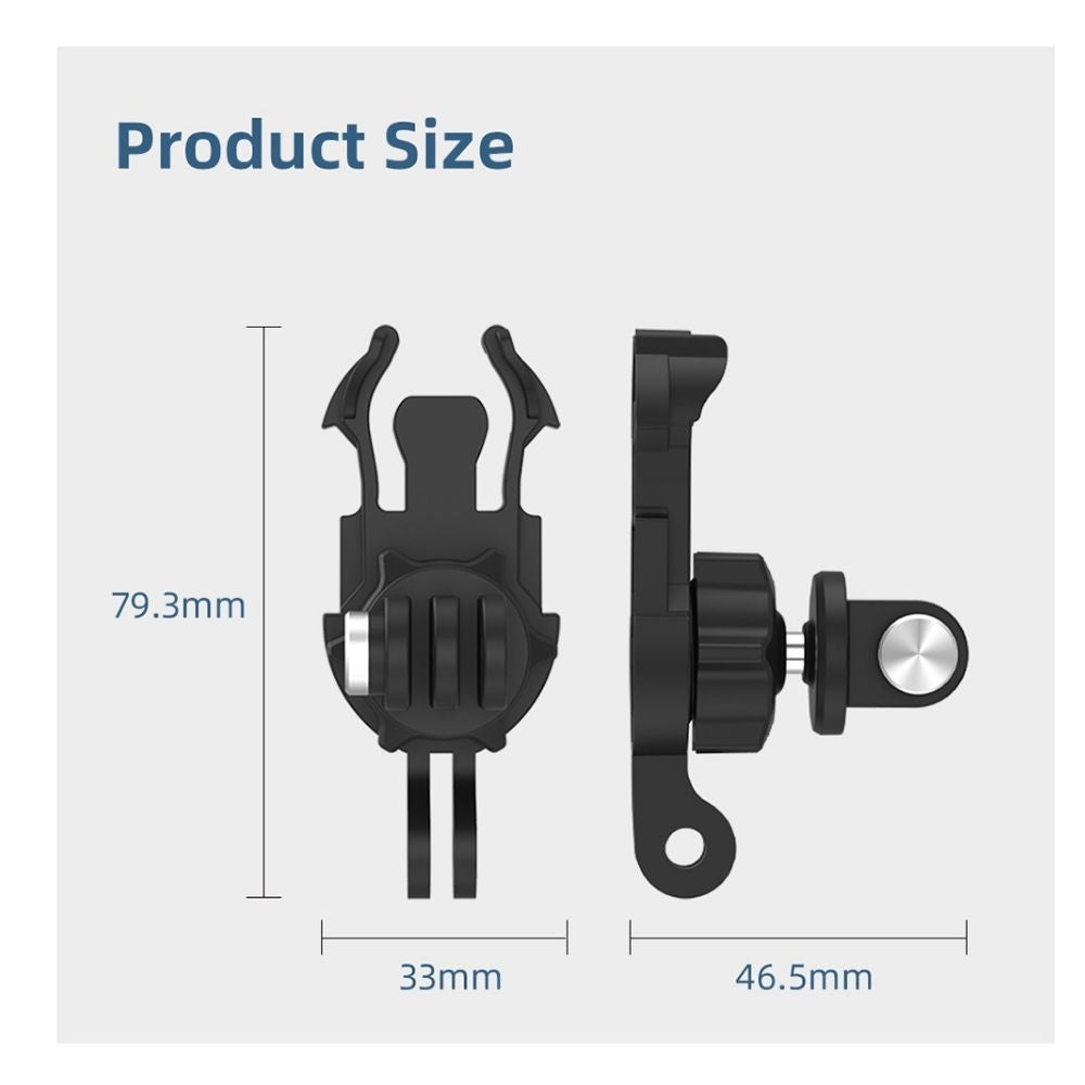 リュックショルダーストラップマウント クリップ バイク用ドライブレコーダー アクションカメラ スポーツカメラ アクセサリ ビデオカメラ用 GoPro Max Hero Insta 360 One R