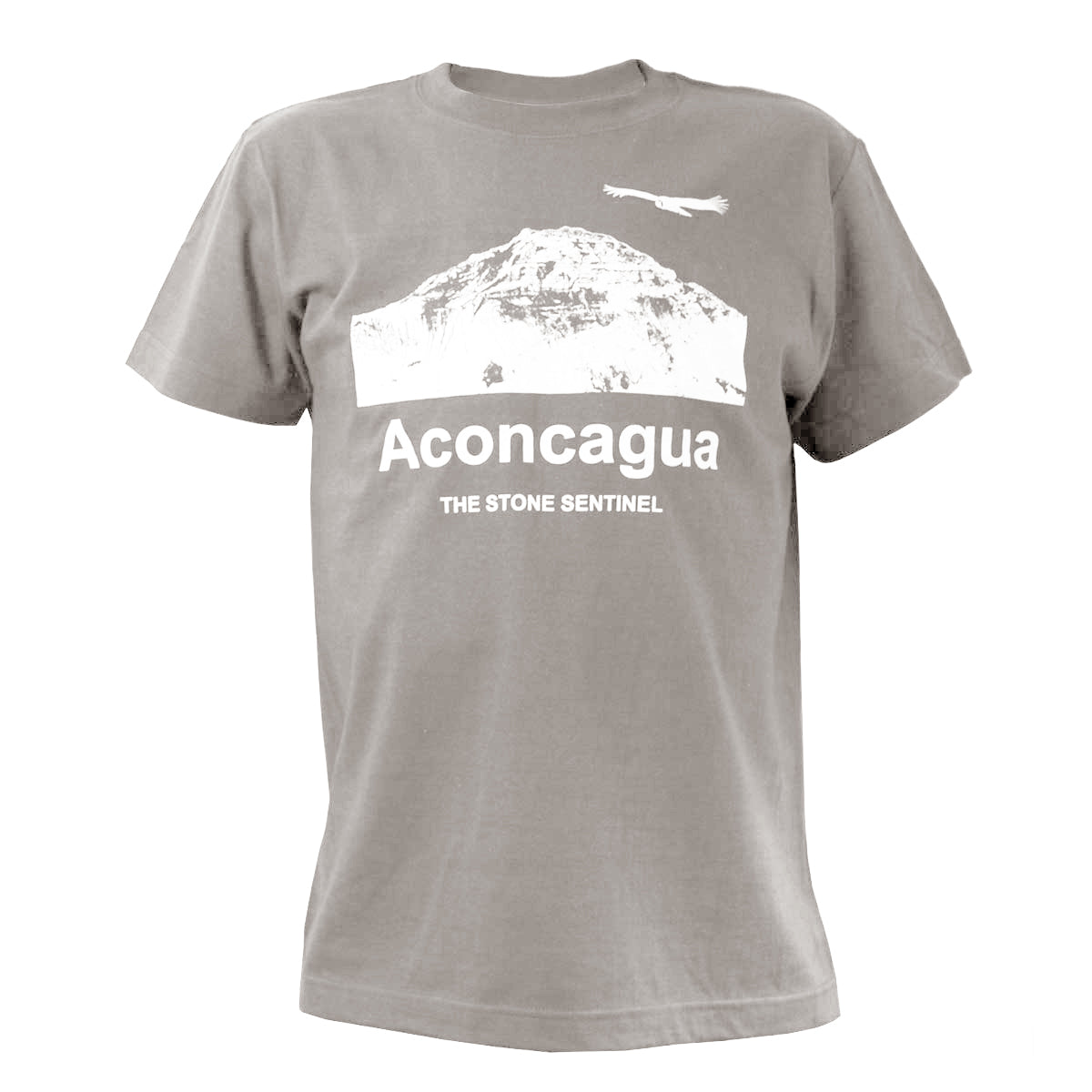 半袖Tシャツ コットン100% 山のプリント やや厚手 5.6oz アコンカグア