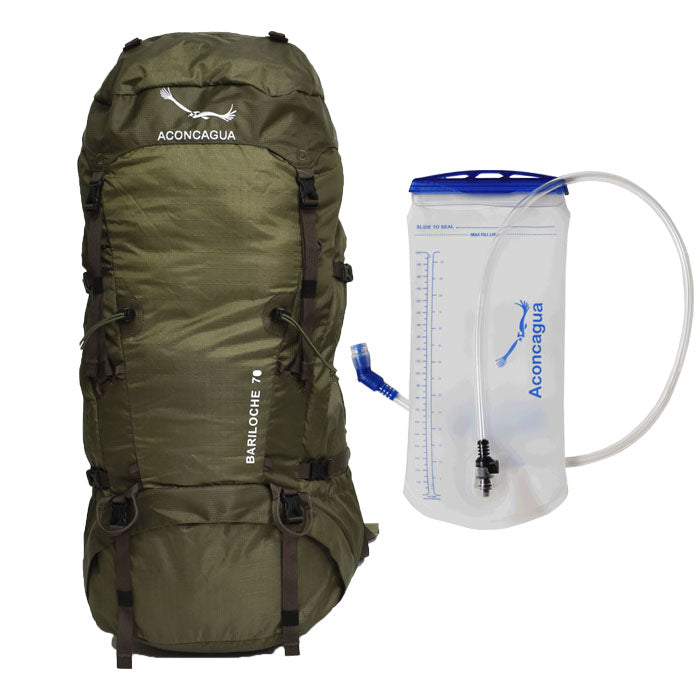 Bariloche 70｜70L 大容量 ロールトップ 登山用 避難準備 旅行用 バックパック