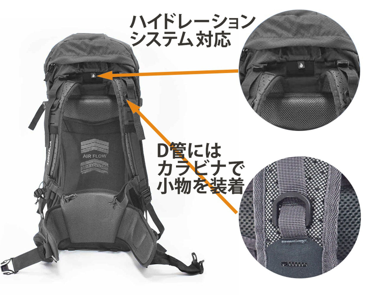 Cordoba 35｜35L 軽量バックパック 日帰り登山・富士山・街使い対応
