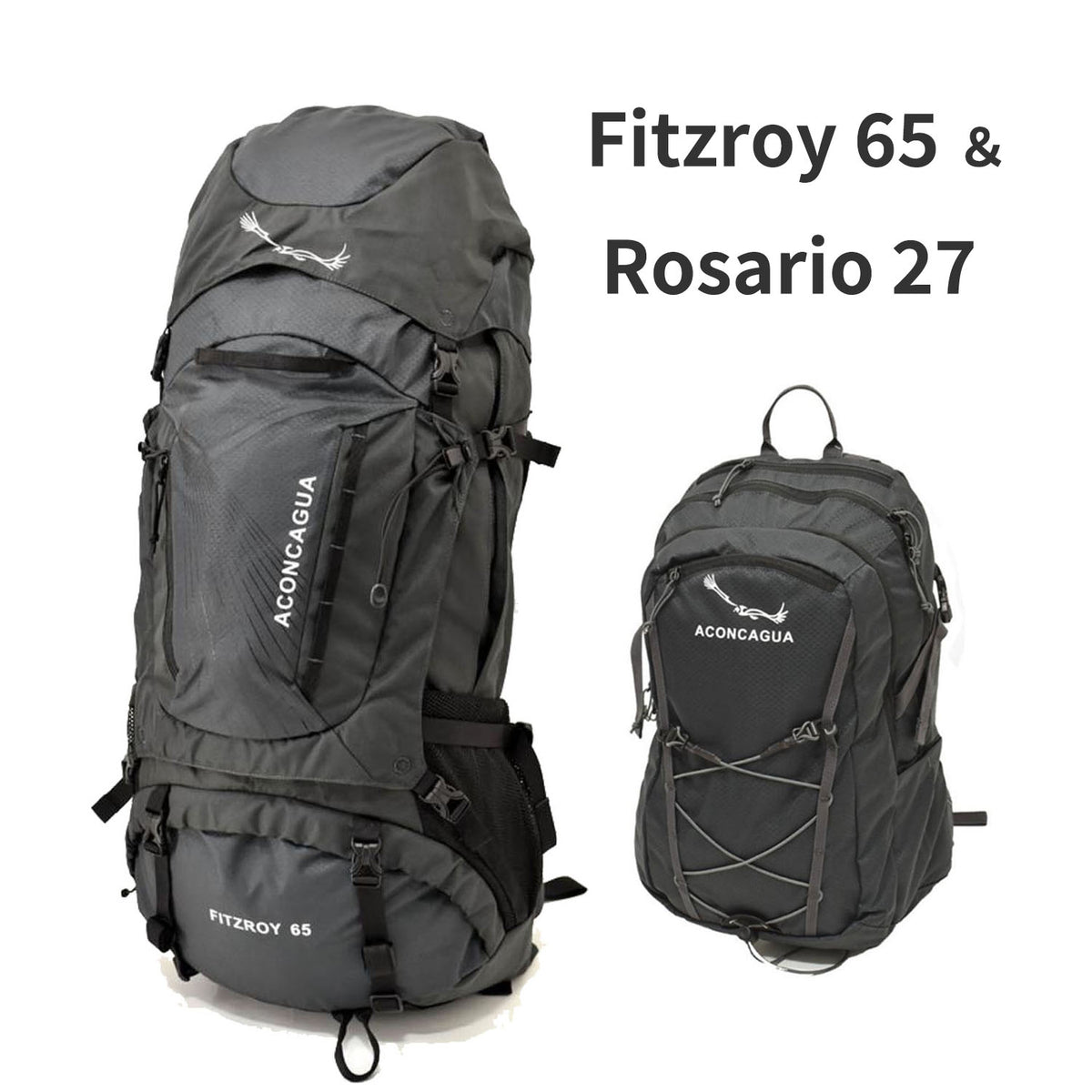 Aconcagua アコンカグア 65L 大型 登山用ザックと 選べる小さい 