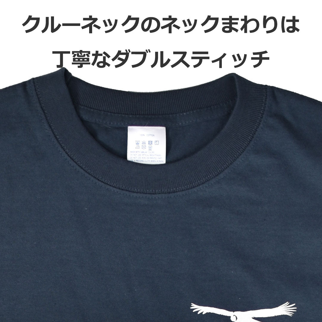 半袖Tシャツ コットン100% 山のプリント やや厚手 5.6oz アコンカグア