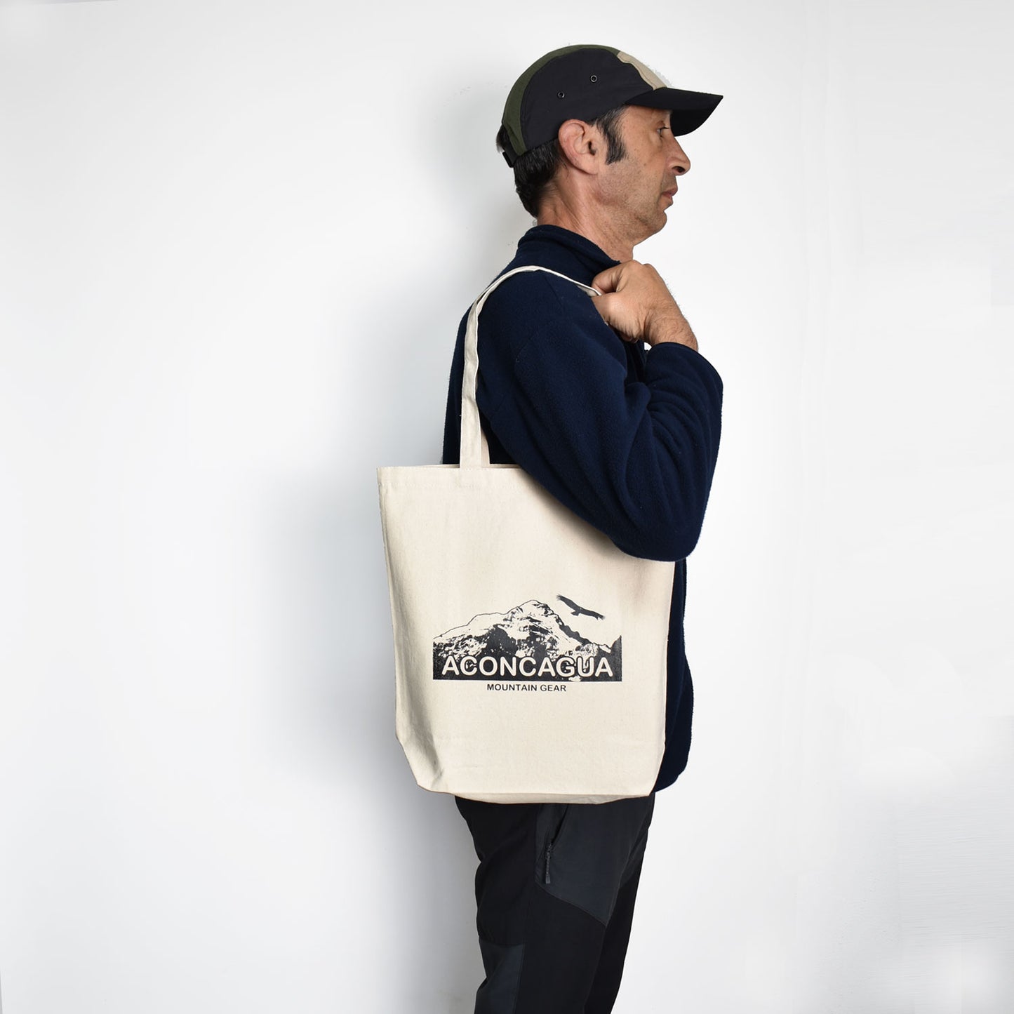 厚手キャンバストートバッグ 内ポケット付き｜M(10L)・L(19L) 選べるサイズ