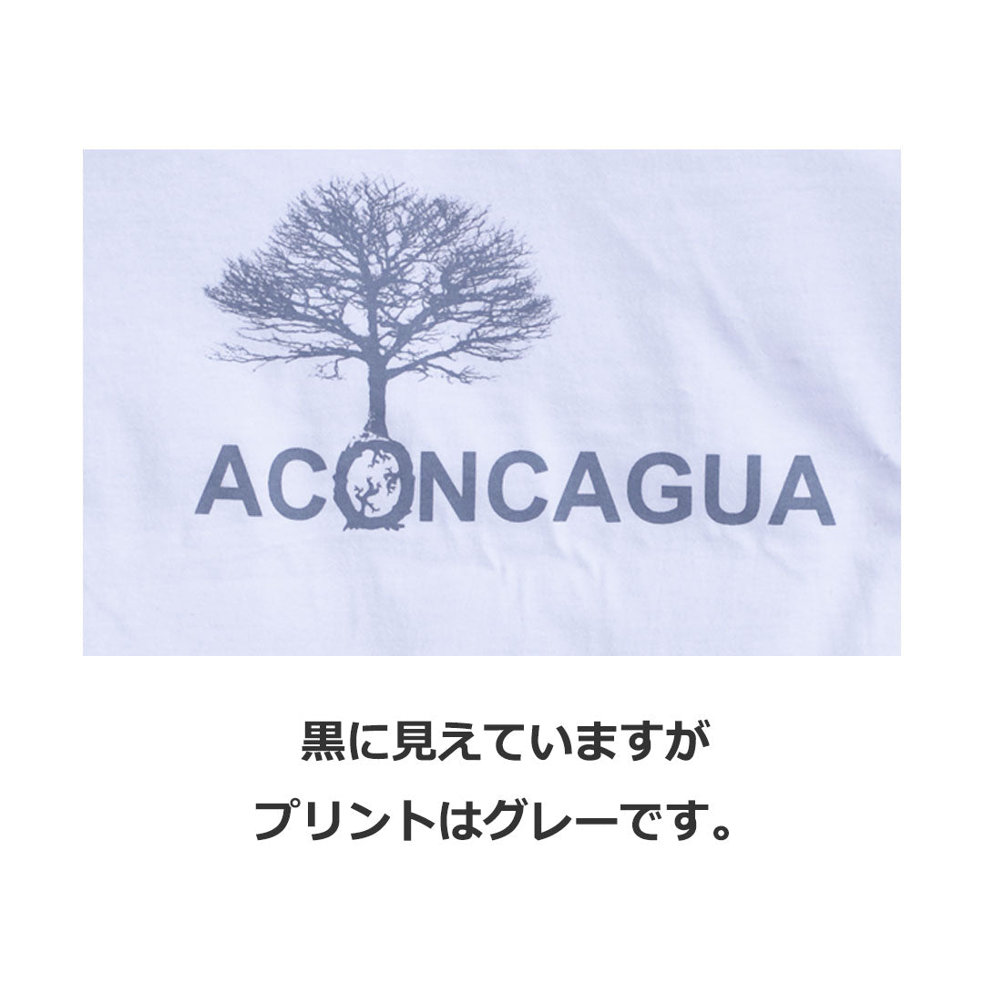 半袖Tシャツ コットン100% 木のプリント やや厚手 5.6oz アコンカグア